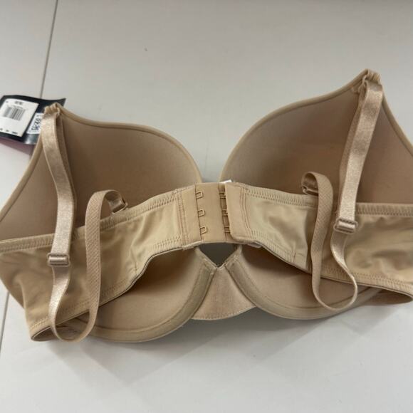 Maidenform Push Up Convertible Shaping Bra Underwire Womens 38DBeige New - Picture 4 of 6